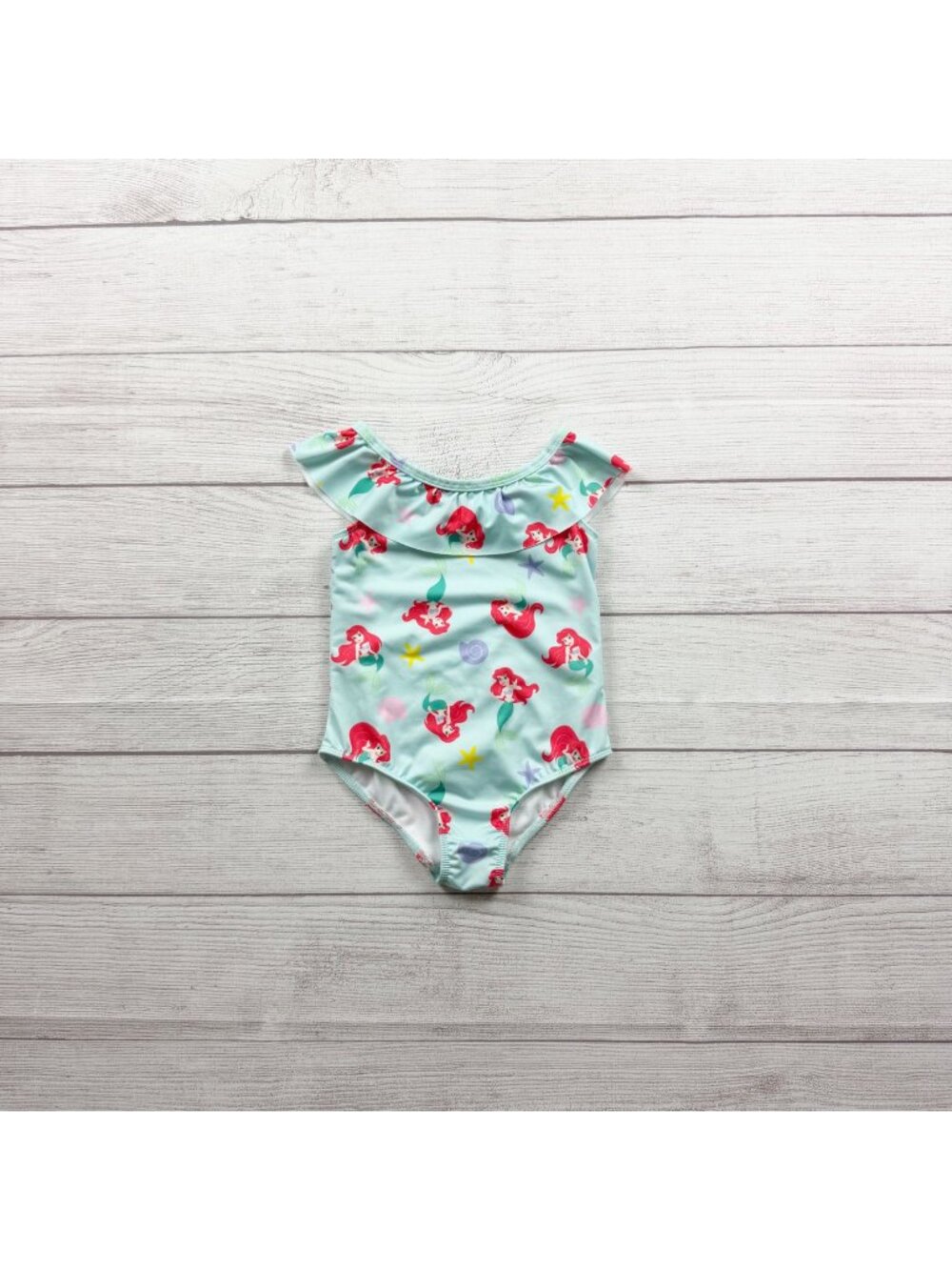 Disney Baby Ariel Little Mermaid Swimsuit Ruffle One Piece 18-24 Months